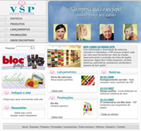 VSP apresenta novo site com catálogo virtual completo
